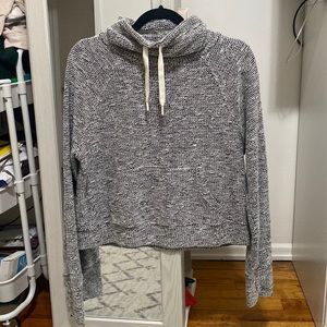 Gray turtle neck sweater